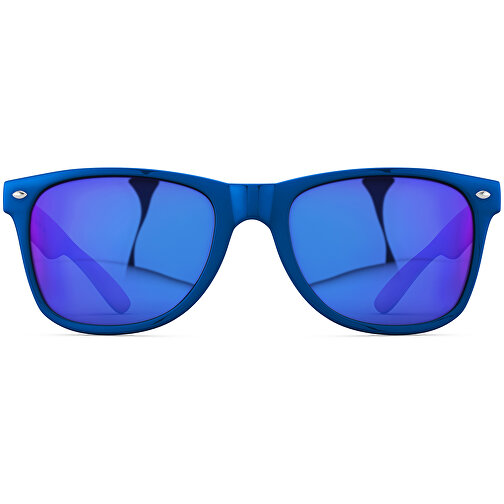 SunShine Mirror Glänzend - UV 400 , Promo Effects, verspiegelt blau glänzend, Rahmen aus Polycarbonat und Glass aus AC, 14,50cm x 4,80cm x 15,00cm (Länge x Höhe x Breite), Bild 5