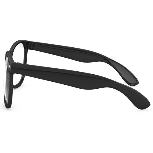 Brille EyeCatcher , Promo Effects, schwarz, Rahmen aus Polycarbonat und Glass aus AC, 14,50cm x 4,80cm x 15,00cm (Länge x Höhe x Breite), Bild 3