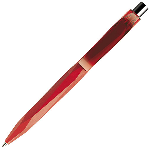 Prodir QS20 PMT Push Kugelschreiber , Prodir, rot/silber poliert, Kunststoff/Metall, 14,10cm x 1,60cm (Länge x Breite), Bild 4