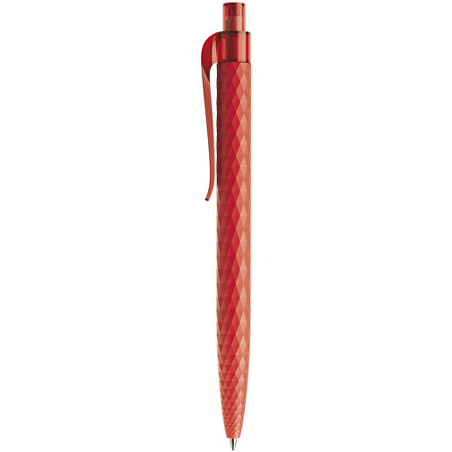 Prodir QS01 PMT Push Kugelschreiber , Prodir, rot, Kunststoff, 14,10cm x 1,60cm (Länge x Breite), Bild 2