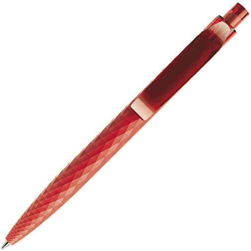 Prodir QS01 PMT Push Kugelschreiber , Prodir, rot, Kunststoff, 14,10cm x 1,60cm (Länge x Breite), Bild 4