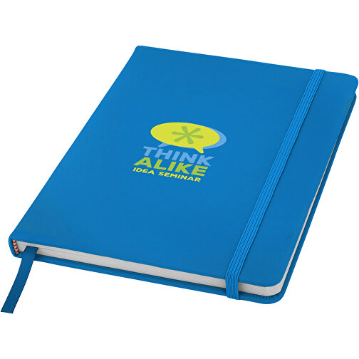 Spectrum A5 Hard Cover Notizbuch , hellblau, PU Kunststoff, 21,10cm x 1,20cm x 14,00cm (Länge x Höhe x Breite), Bild 5