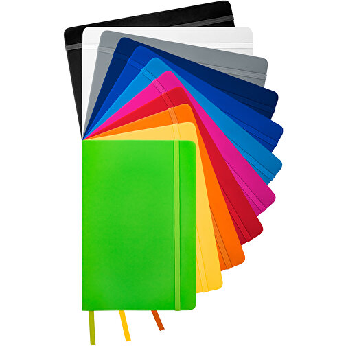 Spectrum A5 Hard Cover Notizbuch , hellblau, PU Kunststoff, 21,10cm x 1,20cm x 14,00cm (Länge x Höhe x Breite), Bild 7