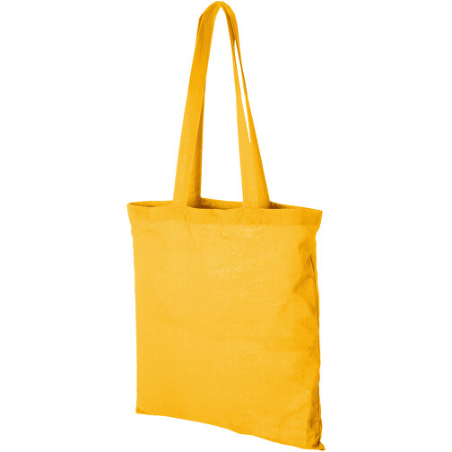 Madras Baumwoll Tragetasche 7L , gelb, Baumwolle, 140 g/m2, 38,00cm x 42,00cm (Länge x Höhe), Bild 1