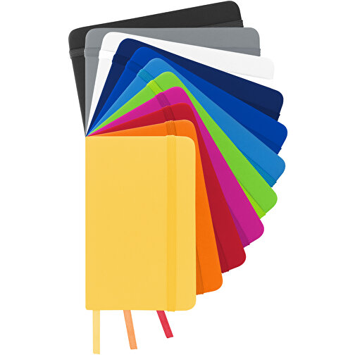 Spectrum A6 Hard Cover Notizbuch , gelb, PU Kunststoff, 14,20cm x 1,00cm x 9,00cm (Länge x Höhe x Breite), Bild 9