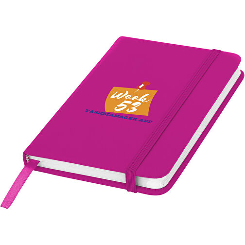 Spectrum A6 Hard Cover Notizbuch , rosa, PU Kunststoff, 14,20cm x 1,00cm x 9,00cm (Länge x Höhe x Breite), Bild 7