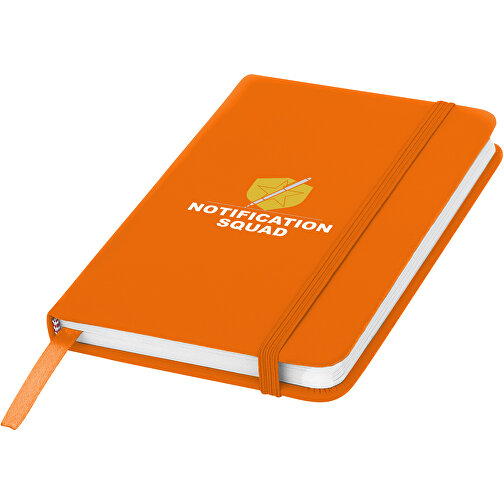 Spectrum A6 Hard Cover Notizbuch , orange, PU Kunststoff, 14,20cm x 1,00cm x 9,00cm (Länge x Höhe x Breite), Bild 4