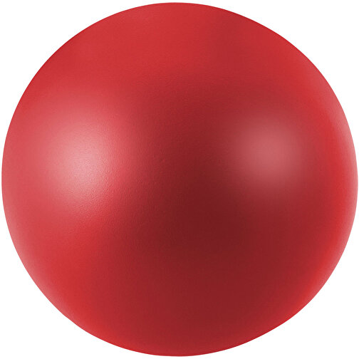 Cool Runder Antistressball , rot, PU Kunststoffschaum, , Bild 1