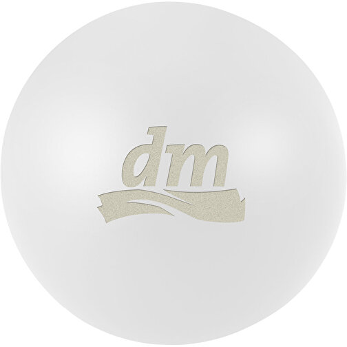 Cool Runder Antistressball , weiß, PU Kunststoffschaum, , Bild 2