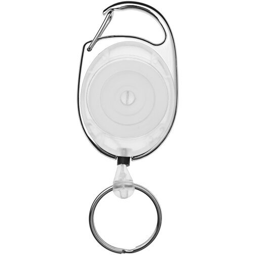 Gerlos Schlüsselkette Mit Rollerclip , weiß, ABS Kunststoff, 3,50cm x 6,50cm x 1,00cm (Länge x Höhe x Breite), Bild 9