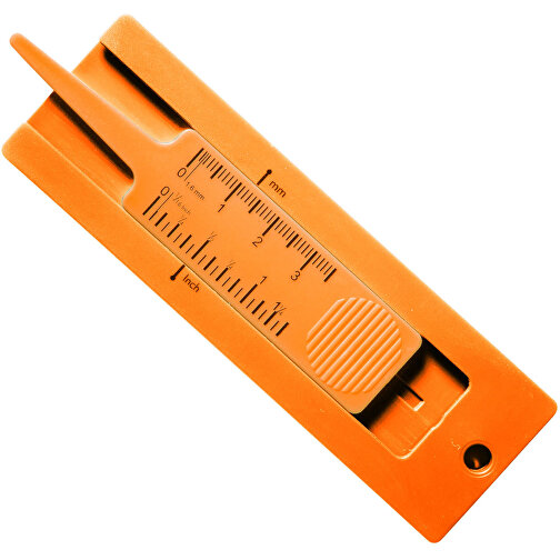Reifenprofilmesser 'LKW' , standard-orange, Kunststoff, 11,00cm x 0,60cm x 3,50cm (Länge x Höhe x Breite), Bild 1