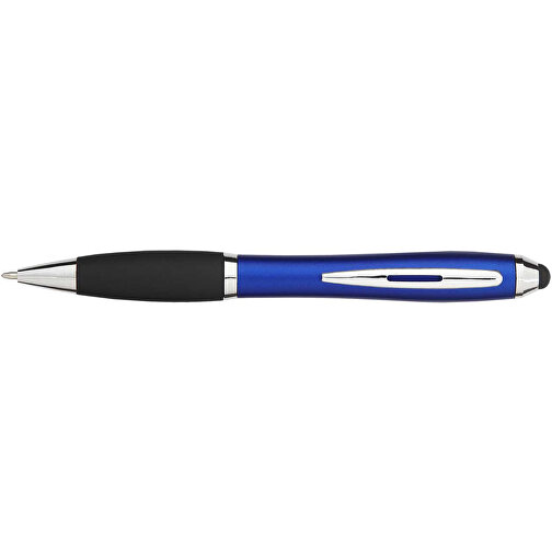 Nash Stylus Kugelschreiber Farbig Mit Schwarzem Griff , royalblau / schwarz, ABS Kunststoff, 13,70cm (Höhe), Bild 3