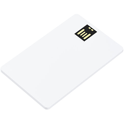 USB Stick CARD Swivel 2.0 4GB Mit Verpackung , Promo Effects MB , weiß MB , 4 GB , Aluminium MB , 3 - 10 MB/s MB , 8,45cm x 0,25cm x 52,50cm (Länge x Höhe x Breite), Bild 2