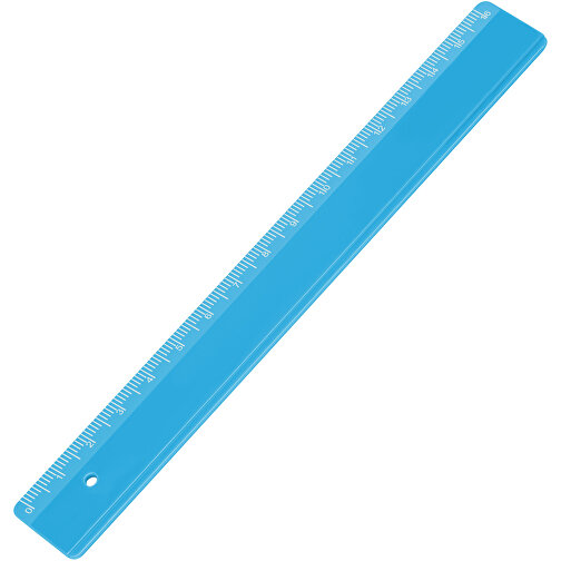 Lineal 16 Cm , blau, PS, 17,00cm x 0,20cm x 2,20cm (Länge x Höhe x Breite), Bild 1