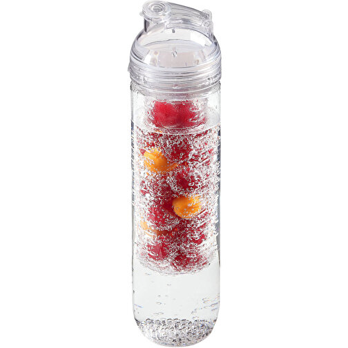Trinkflasche 'Frutto' 0,8 L, Tritan , Transluzent/brombeere, Kunststoff, 28,00cm (Höhe), Bild 2