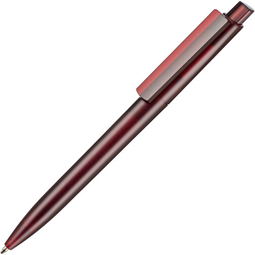 Kugelschreiber CREST FROZEN , Ritter-Pen, rubin-rot-TR/FR, ABS-Kunststoff, 14,90cm (Länge), Bild 2