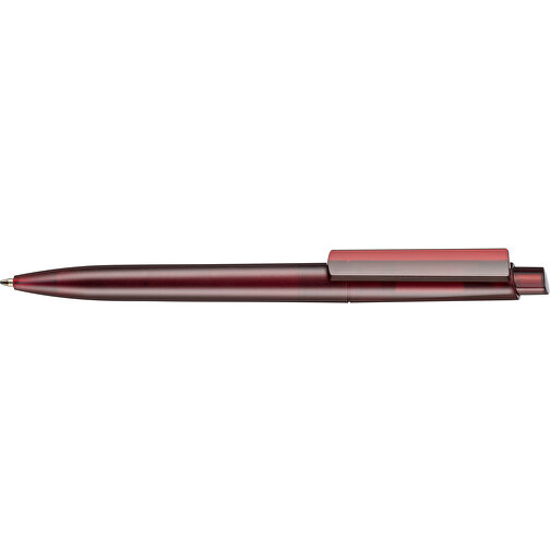 Kugelschreiber CREST FROZEN , Ritter-Pen, rubin-rot-TR/FR, ABS-Kunststoff, 14,90cm (Länge), Bild 3
