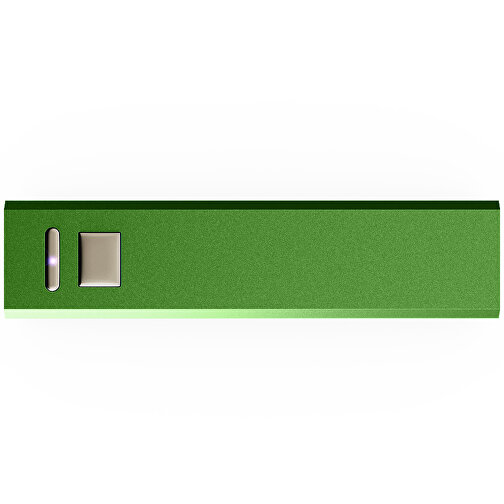 Power Bank Chantal , Promo Effects, grün, Aluminium, 9,40cm x 2,20cm x 2,10cm (Länge x Höhe x Breite), Bild 2
